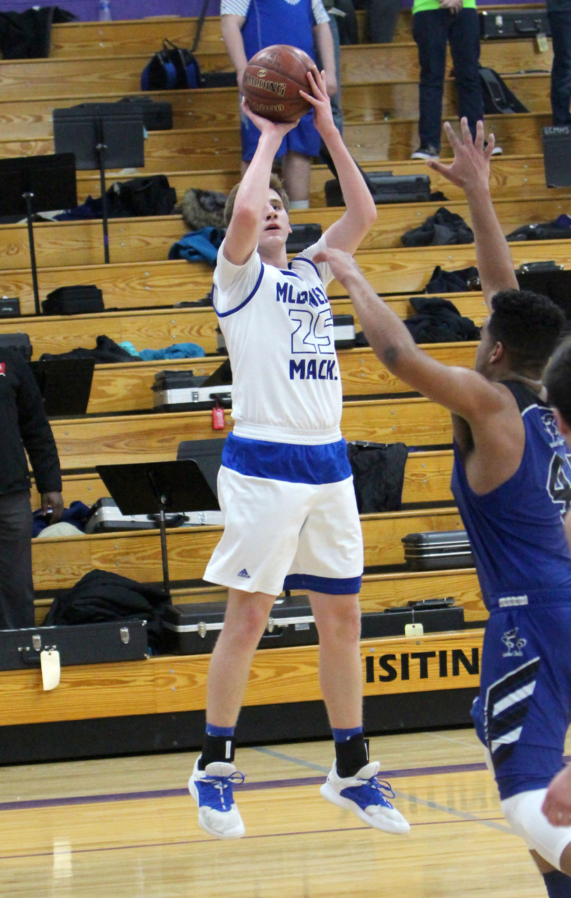 Athens vs McDonell boys basketball at Eau Claire Memorial 3-7-19
